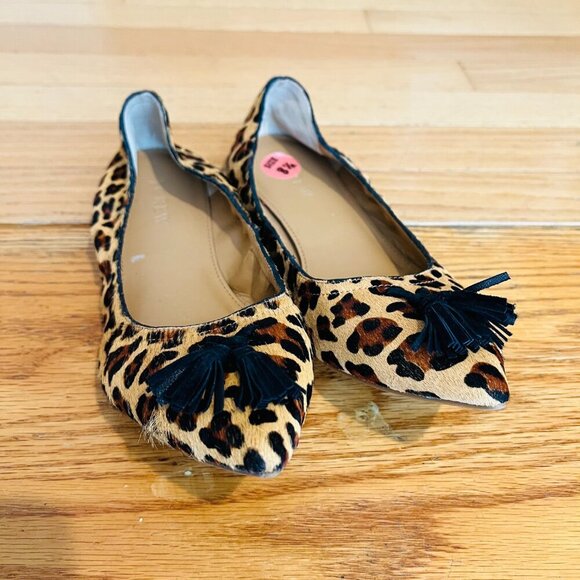 J. Crew Leopard Print Women's Flats Shoes Size 8.5 - Picture 3 of 10